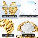 OLEVS Classic Watches for Women Analog Quartz Watch Stainless Steel Rugged Waterproof Watches Roman Numeral Unique Calendar Date Business Wrist Watch - Image 5